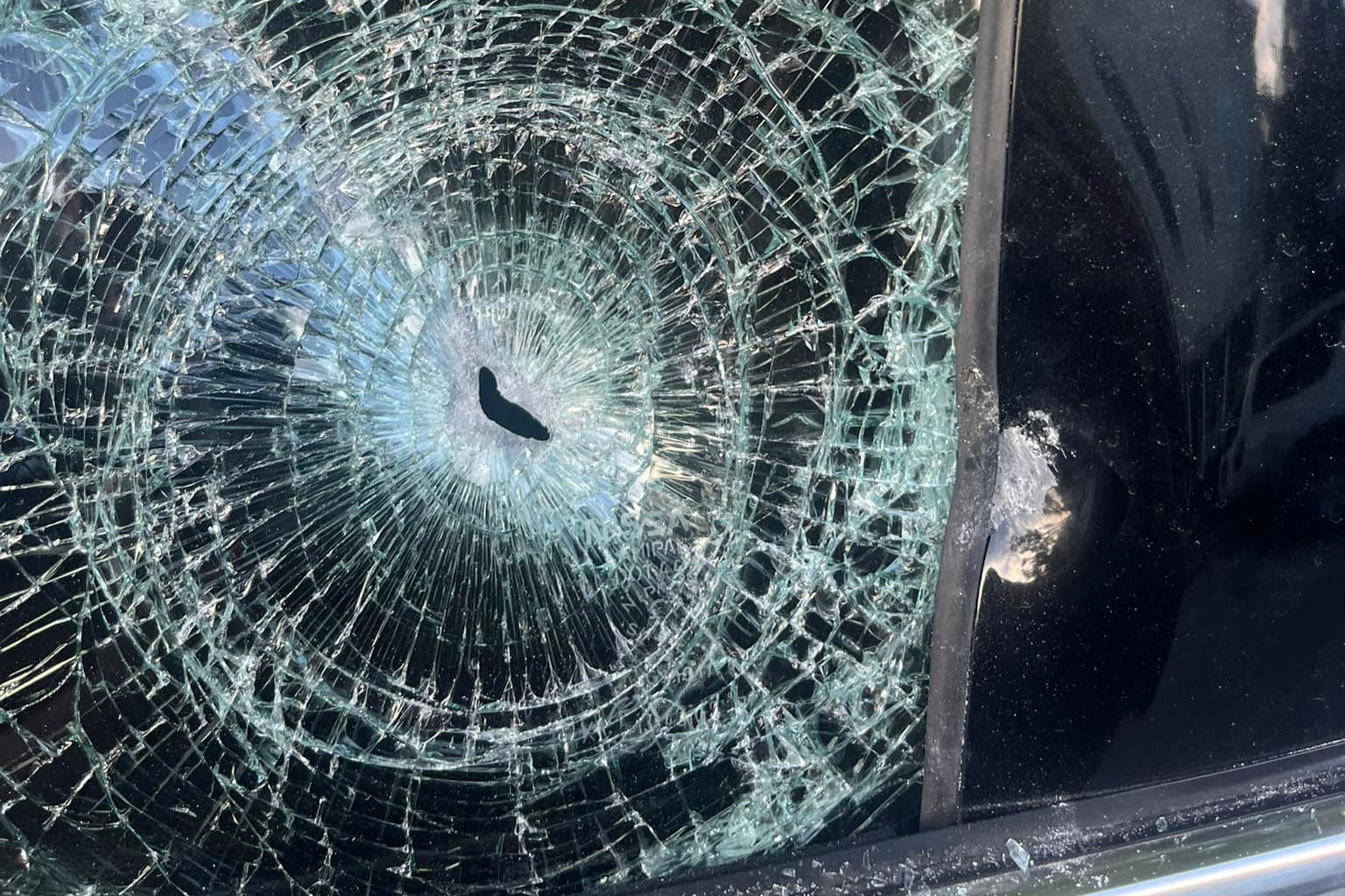 Several days before the attempted assassination of former president Donald Trump, the New Hanover County Democratic Party Chair's car was vandalized. (Courtesy of Jill Hopman)